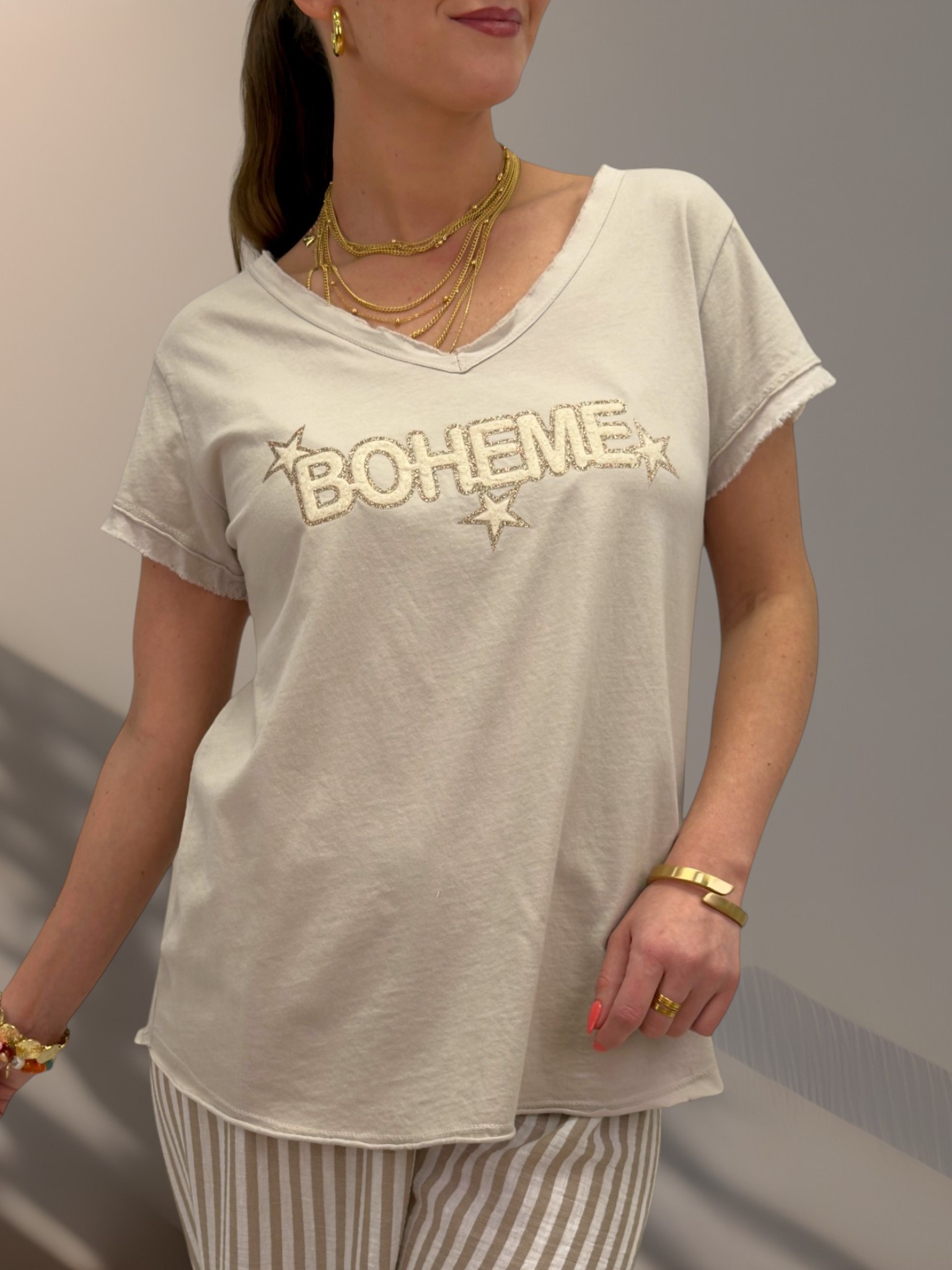 T-shirt med tryck