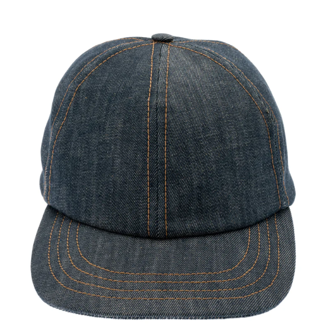 Ball Cap Organic Denim Indigo - CTH Ericson - 4