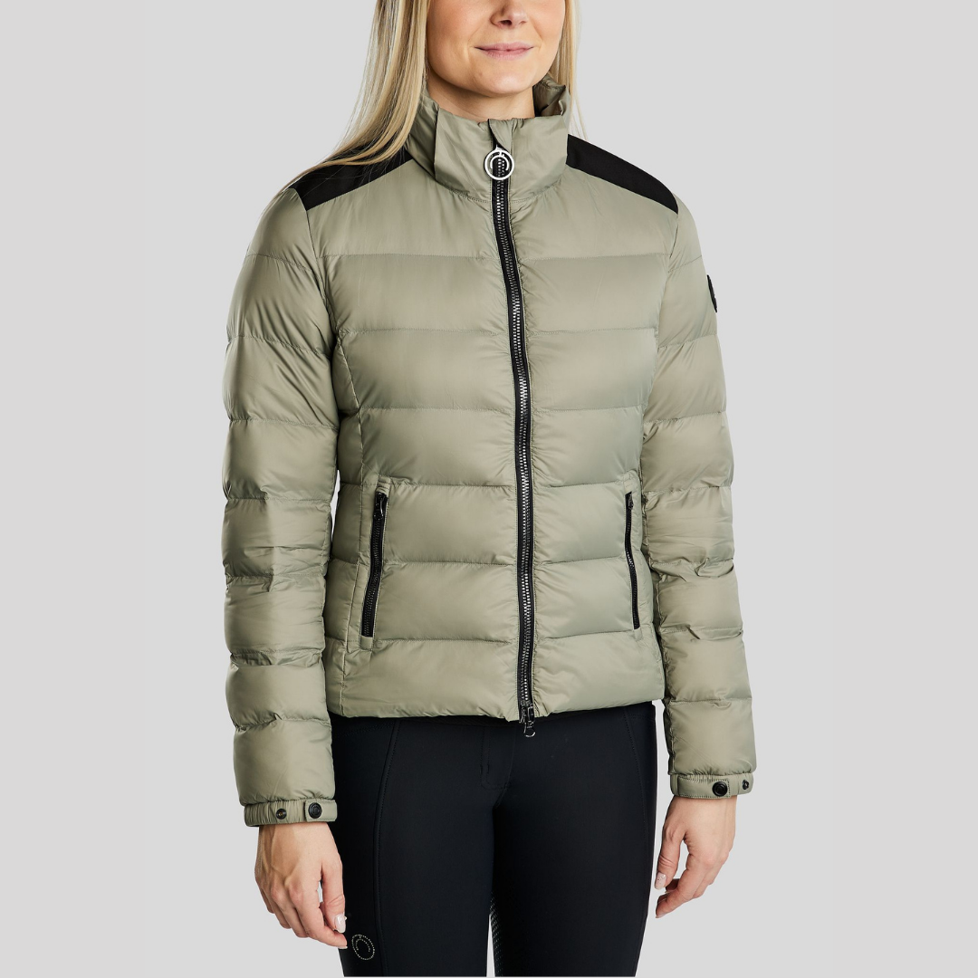MONTAR MOATHENA REFINED SHORT JACKET - DUSTY GREEN - 4