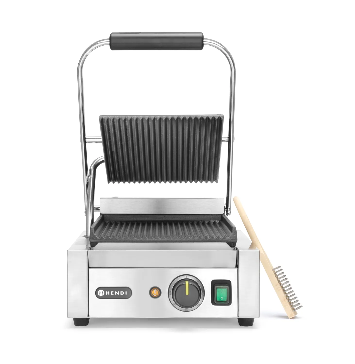 Clamp grill single 220x230 mm ribbed/ribbed