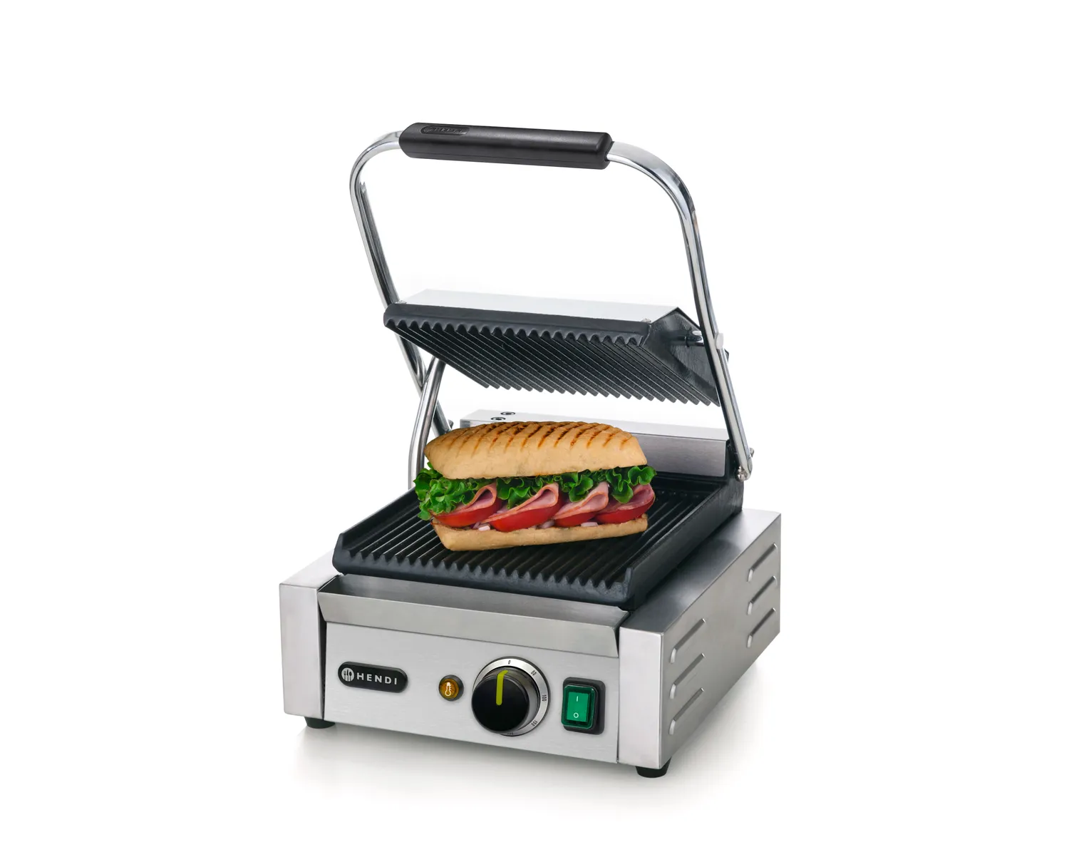 Clamp grill single 220x230 mm ribbed/ribbed - 2