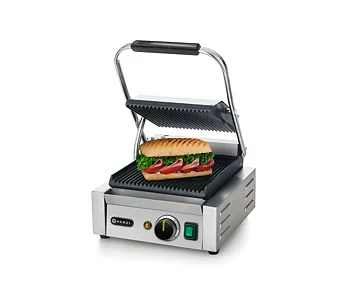 Klämgrill enkel 220x230 mm räfflad/räfflad
