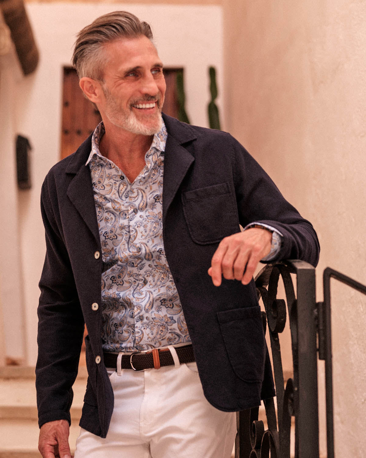 Overshirt  blå  Oscar Of Sweden 