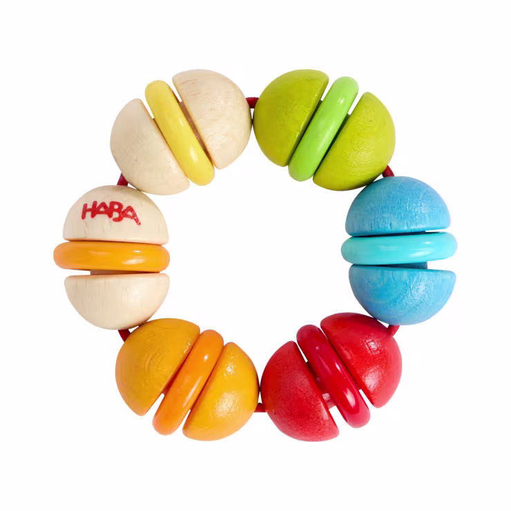 HABA Greppleksak Regnbågsfärgad Skallra 