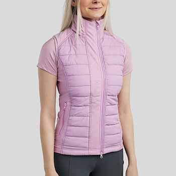MONTAR EMMA SOFTSHELL BODYWARMER VEST - CANDY PINK