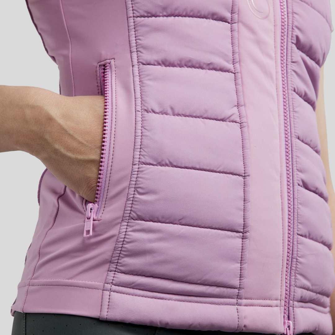 MONTAR EMMA SOFTSHELL BODYWARMER VEST - CANDY PINK - 3
