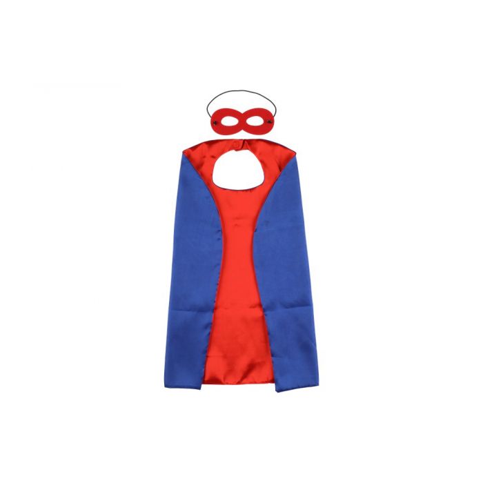 Superhjältedräkt med cape och mask