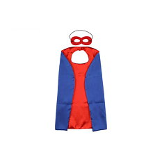 Superhero costume: cape and mask