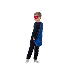 Superhero costume: cape and mask