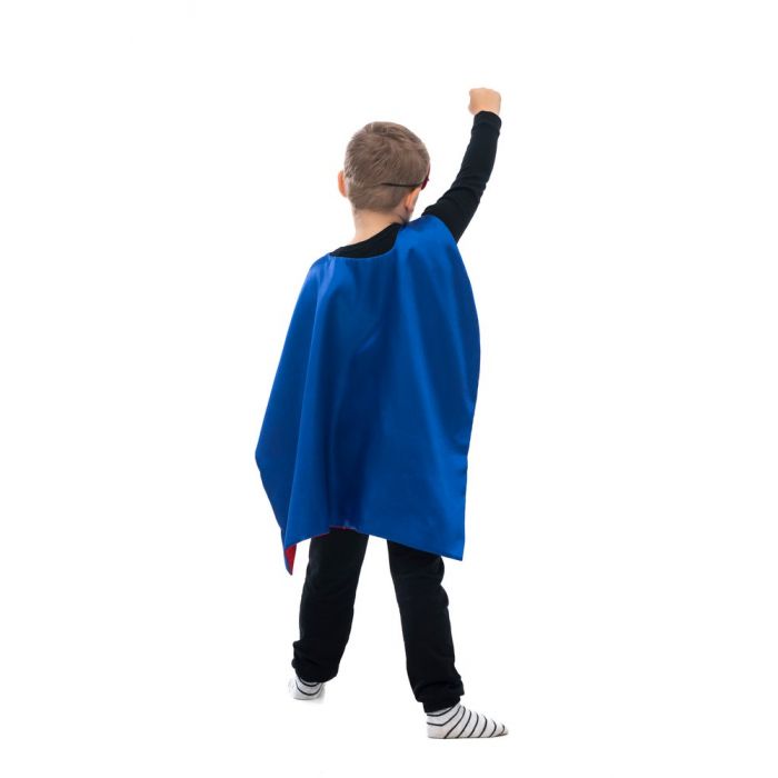 Superhjältedräkt med cape och mask - 3