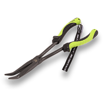 BFT Long Nose Pliers 28cm Bent - Teflon Coated