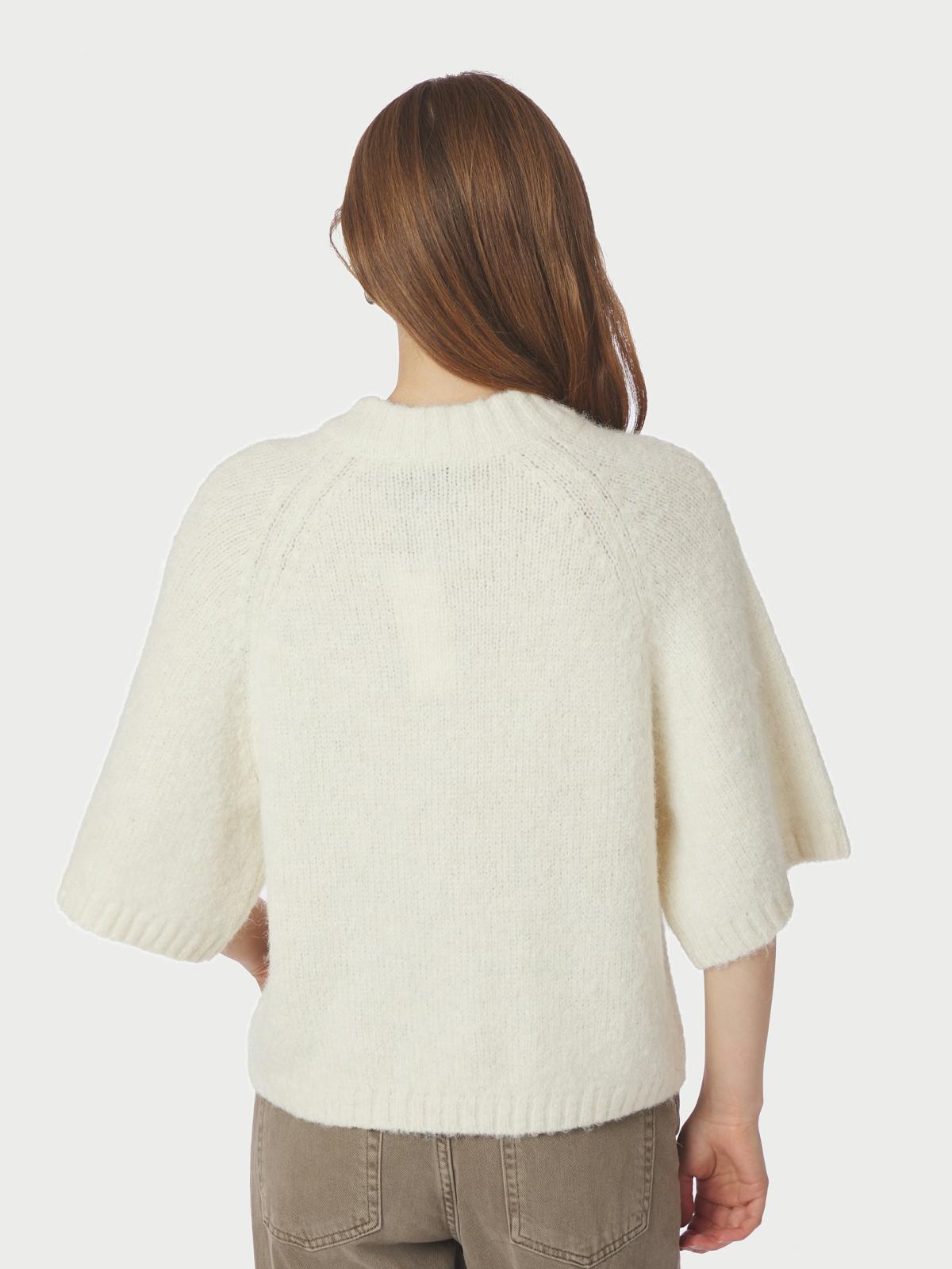 Neo Noir Benuta Fluffy Knit Cardigan, Light Yellow - 4