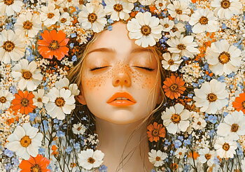 Spring Girl, puslespil med 500 brikker (B-54183)