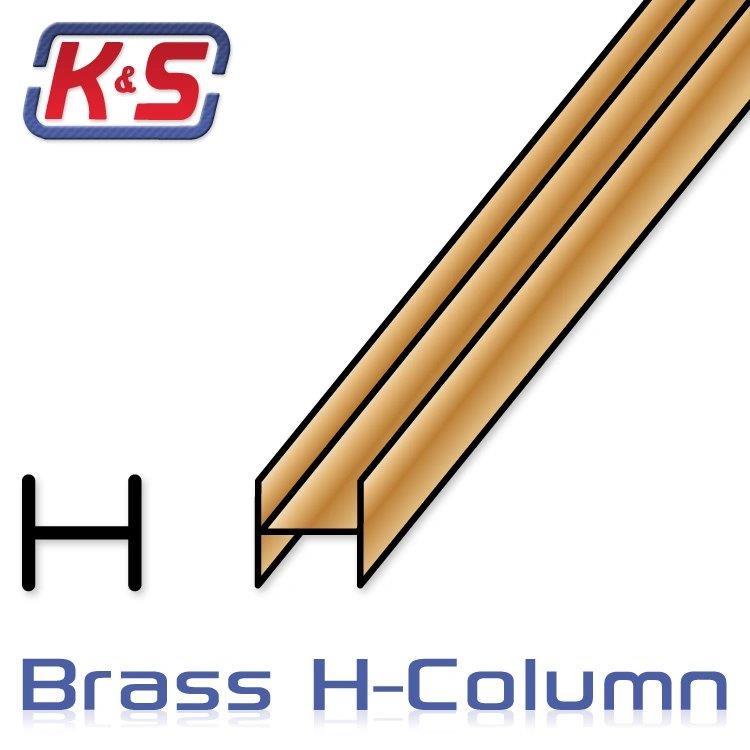 K&S Mässing H-Profil 1.6x305mm (1/16tum) (1)*