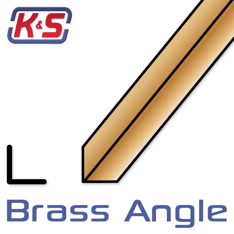 K&S Mässing L-Profil 3.17x305mm (1/8tum) (1)