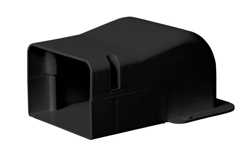 Clean duct 75 - Wallcover - black - 2