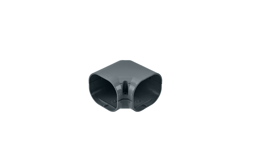 Clean duct 75- Mini elbow horizontal - anthracite