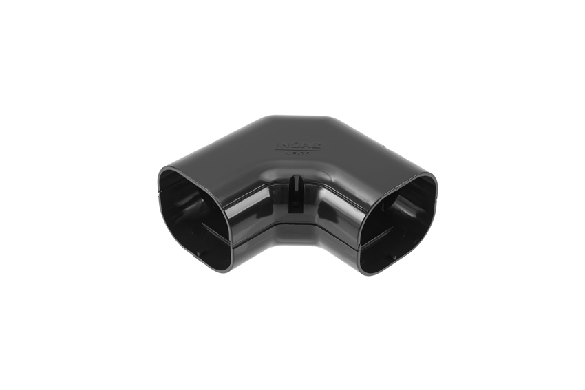 Clean duct 75 - Plan vinkel 90° - svart