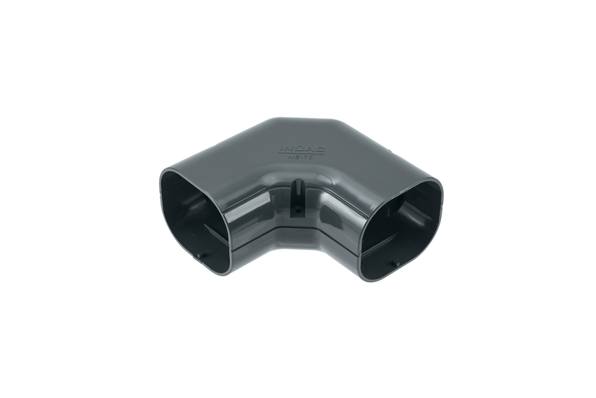 Clean duct 75 - Plan vinkel 90° - antracit