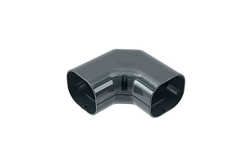 Clean duct 75 - Plan vinkel 90° - antracit