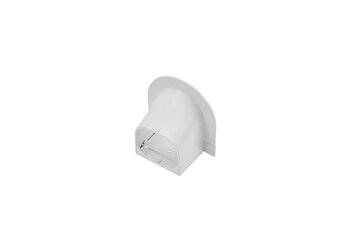 Clean duct 75 - Tag & vægtilslutning - hvid