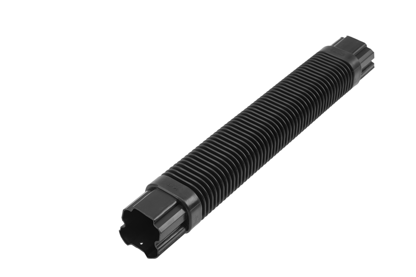 Clean duct 75 - Flexible duct 550mm - black