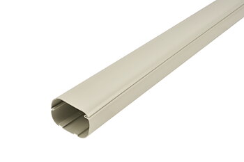 Clean duct 100 - Kabelkanal elfenben - 10 meter