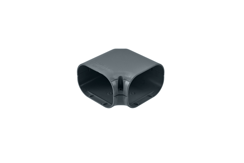 Clean duct 100 -Mini elbow horizontal - anthracite