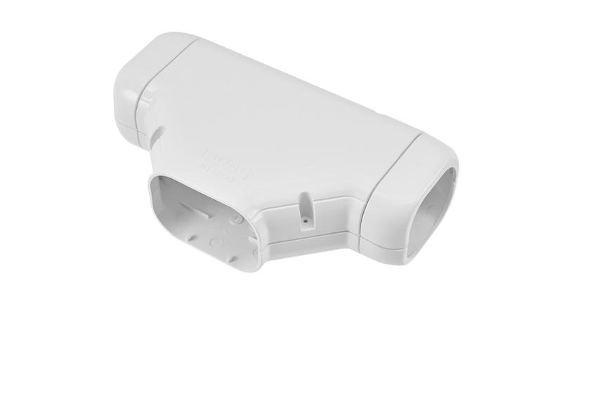 Clean duct 100 - T-stycke - hvid