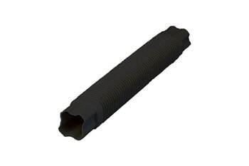 Clean duct 100 - Flexibel kanalmuff - svart