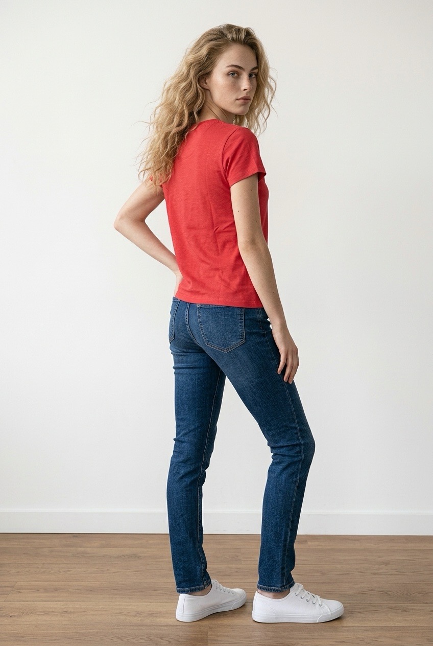 Classic Tee - Raspberry Red - Sebago - 3