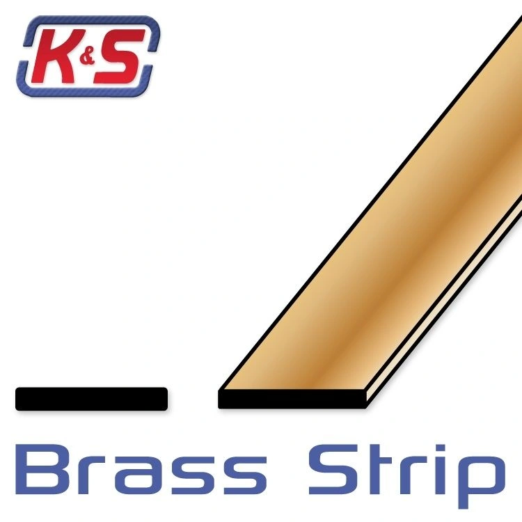 K&S Mässingremsa 0,5x25mm (8)*
