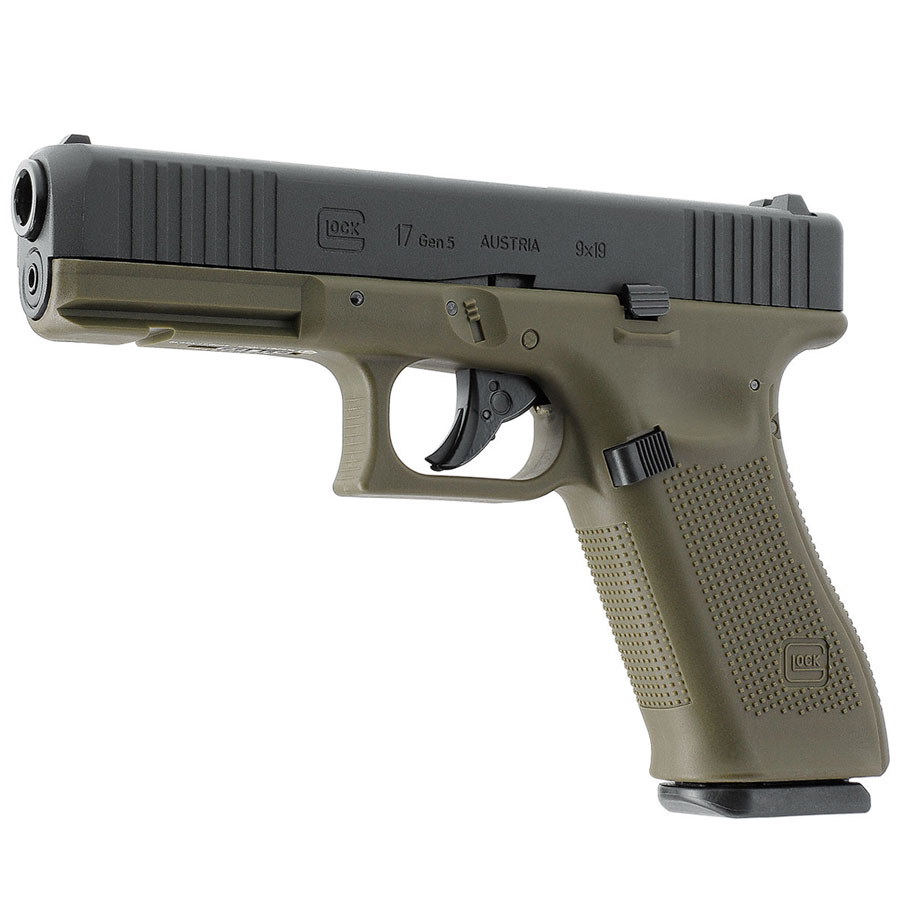 Glock 17 Gen5 Blowback CO2 4,5mm BB Battlefield Green - 2