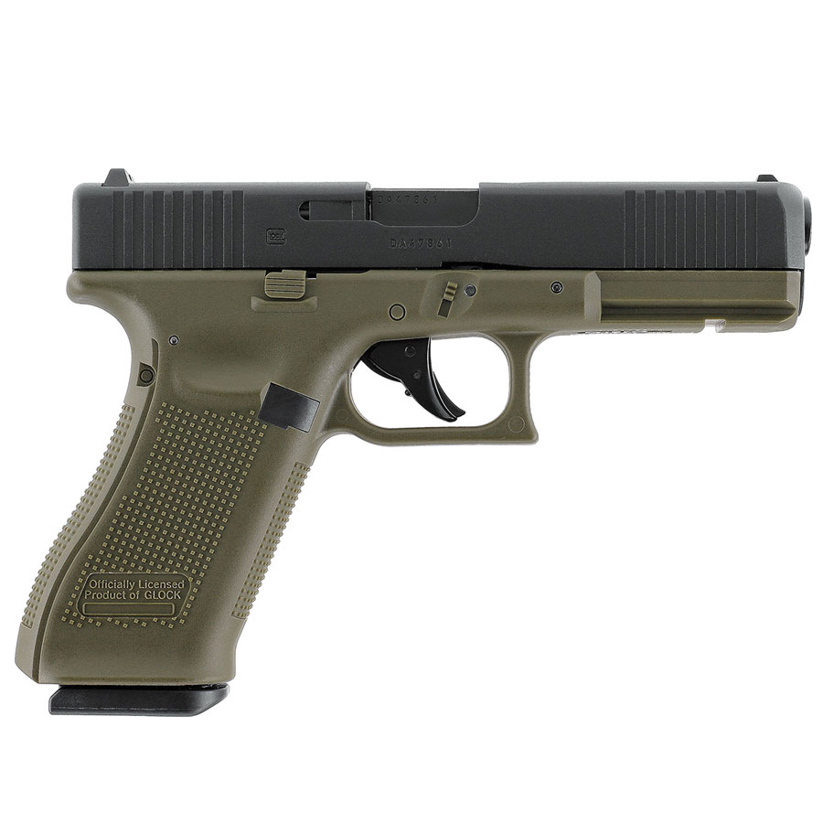 Glock 17 Gen5 Blowback CO2 4,5mm BB Battlefield Green - 3