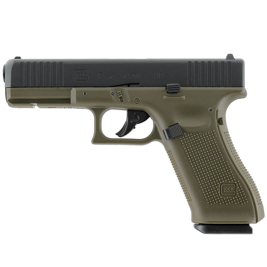 Glock 17 Gen5 Blowback CO2 4,5mm BB Battlefield Green