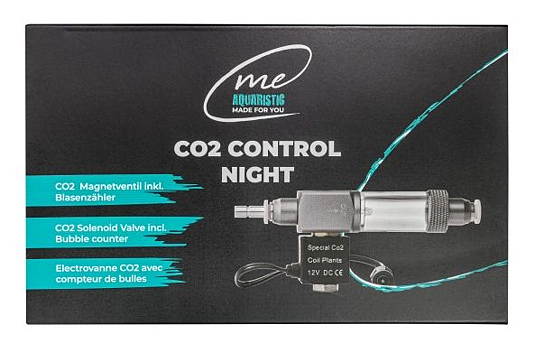 Me Aquaristic - CO2 Control Night + Magnetventil och bubbelräknare