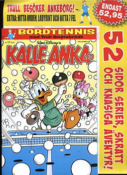 Kalle Anka & CO nr 17, Bordtennis med Trull Smörebrödh