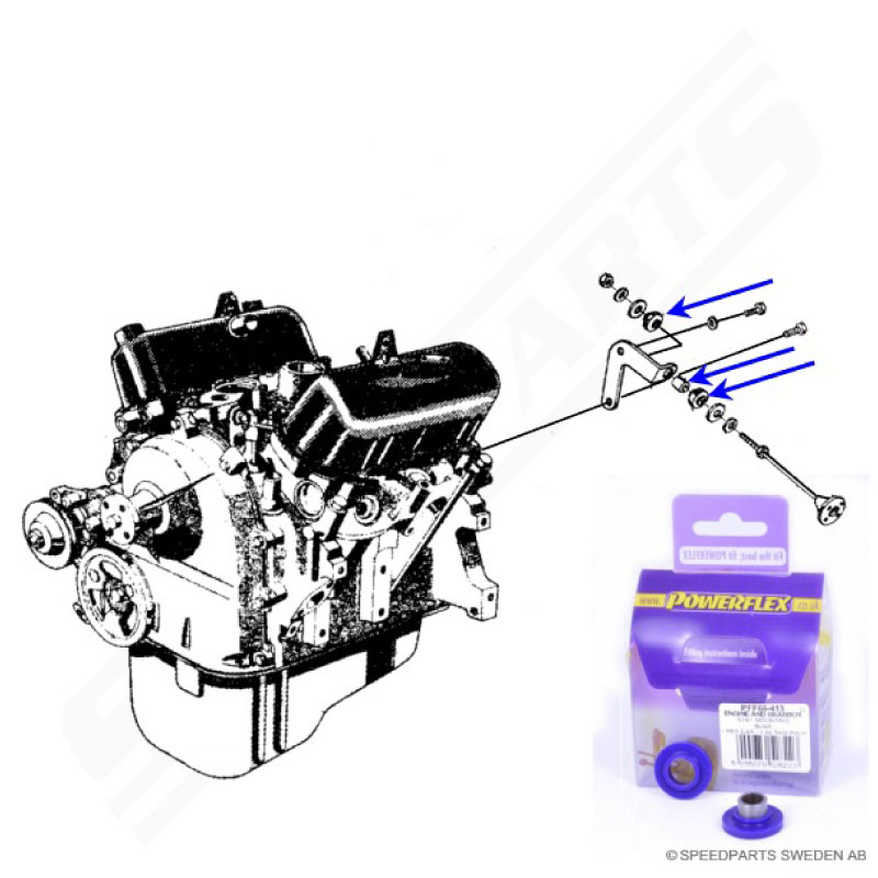 Motorstag bussning V4 - 2
