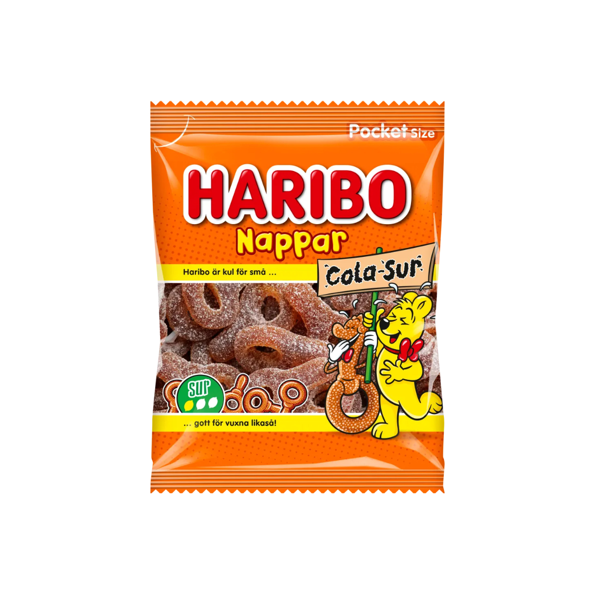 Haribo Nappar 70 g - Sur Cola