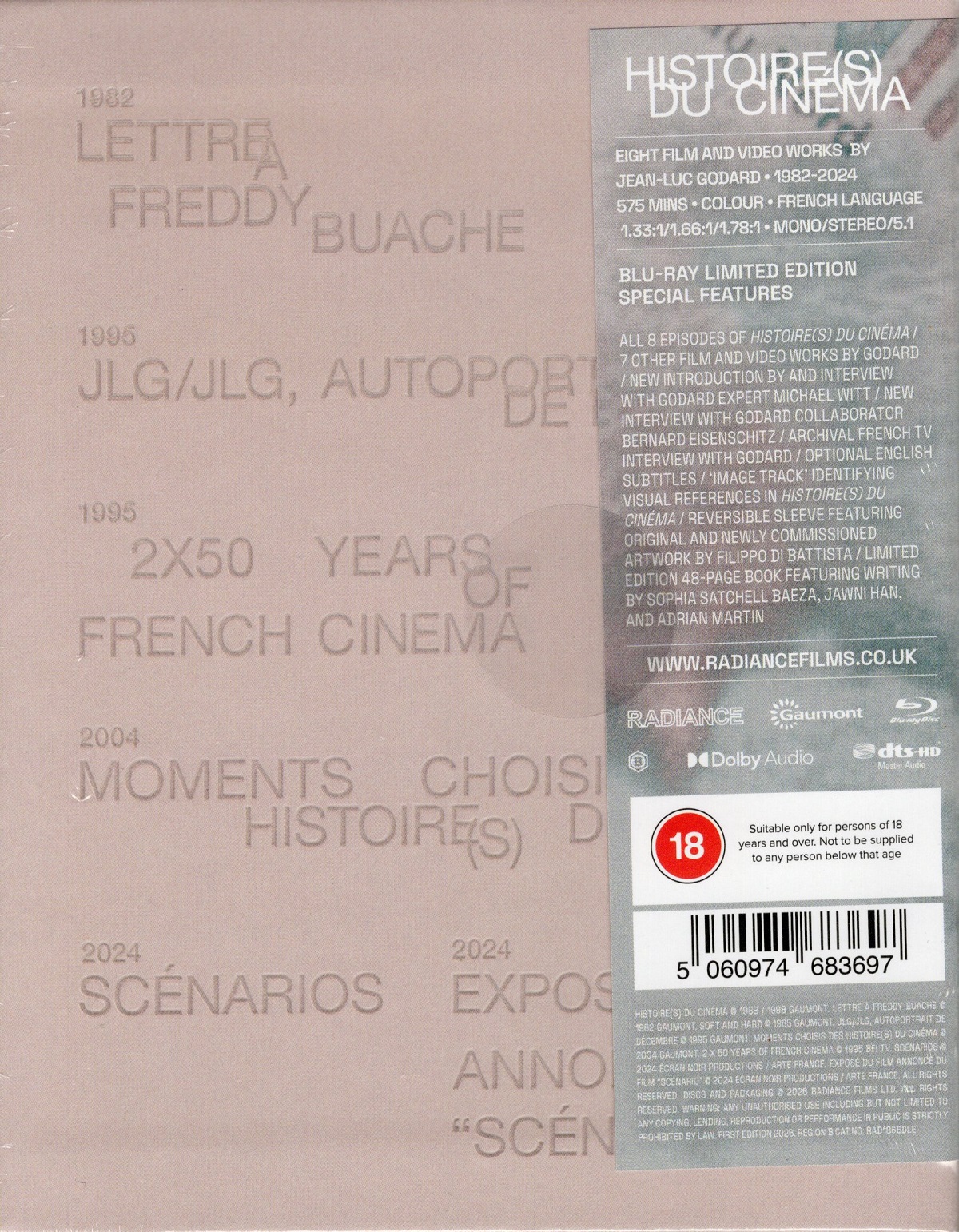 Histoire(s) Du Cinema And Other Works (Limited Edition) (ej svensk text) (Blu-Ray) - 2