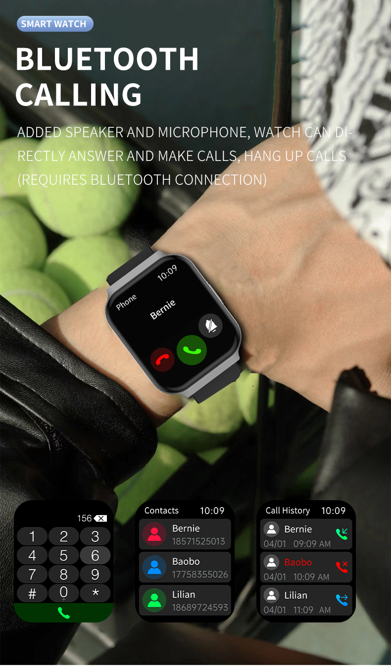 Philippe Palmer Smart Watch LP18 Ultra Thin Black - 9