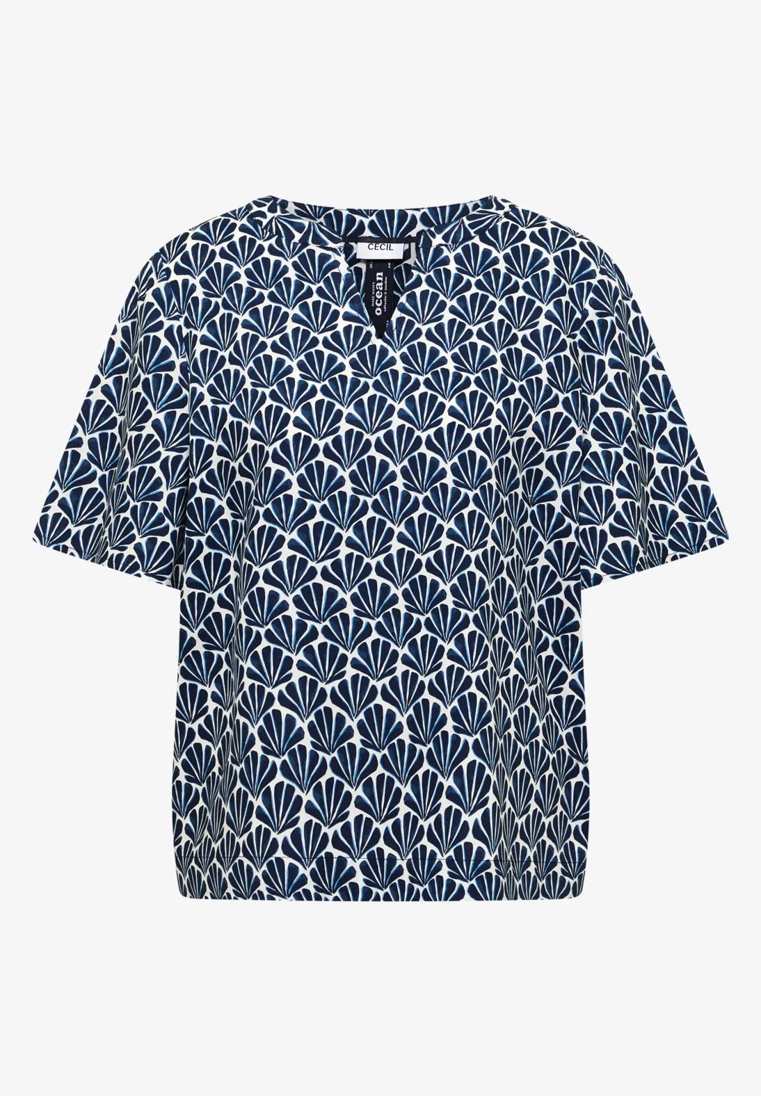 AOP Blouse - Universal Blue - Cecil - 6