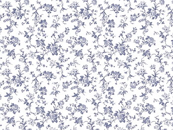 Tapet blåa blommor 3 pack