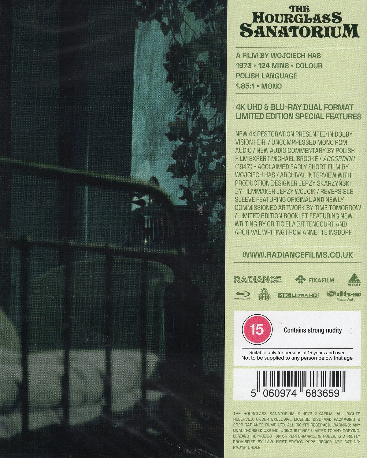 The Hourglass Sanatorium (Limited Edition) (ej svensk text) (4K Ultra HD + Blu-Ray) - 2