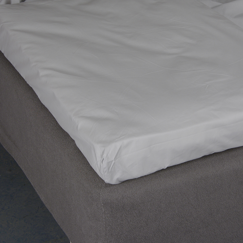 Kuvertlakan percale H.T. Design 90x200 cm Ljusgrå