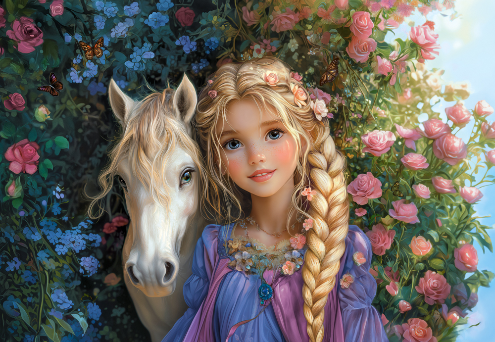 Princess With A Horse, puslespil med 1500 brikker (C-152308)