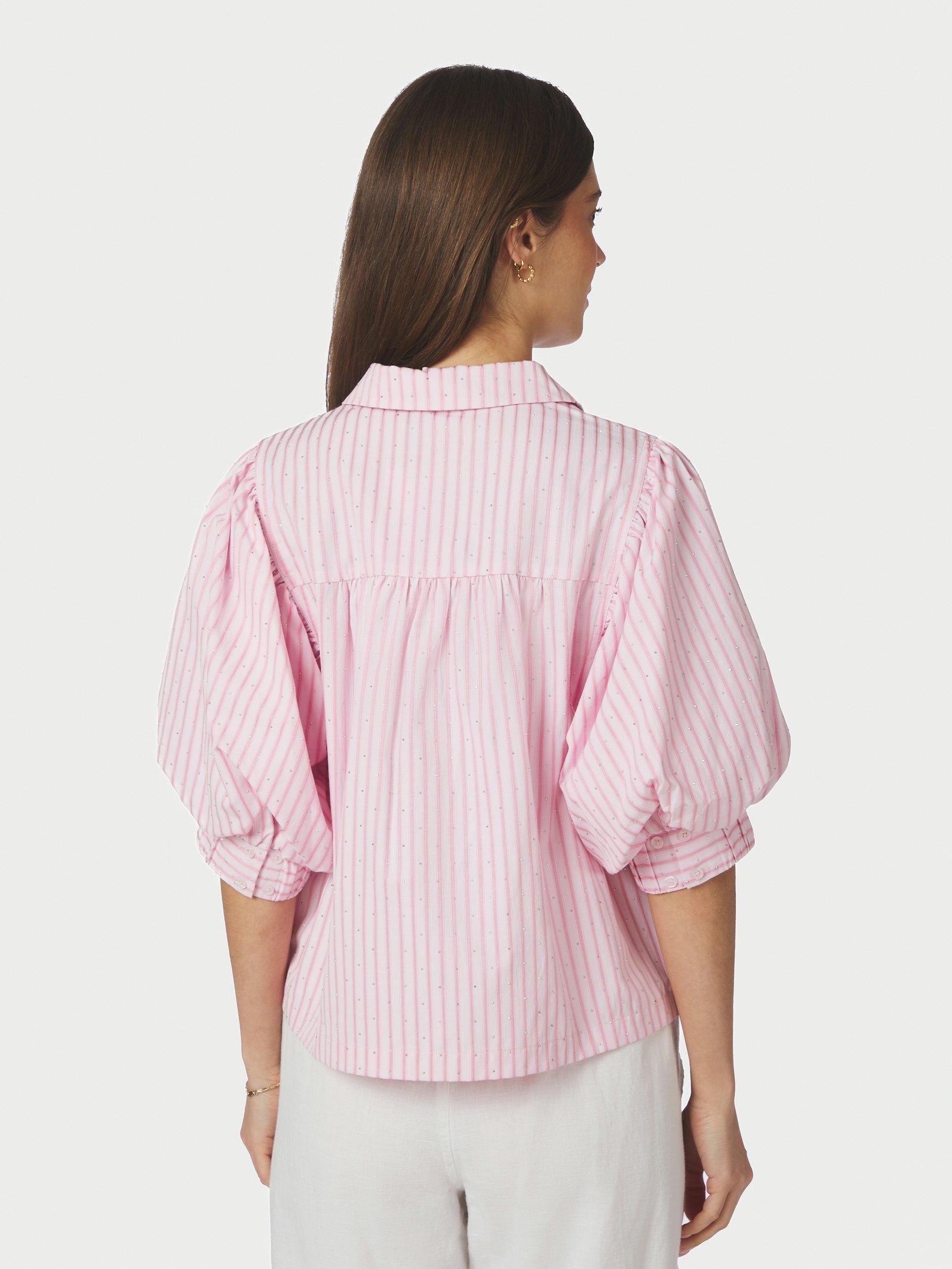 Etta Soft Stripe Stone Shirt Light pink - 4