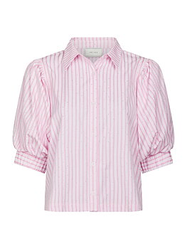Etta Soft Stripe Stone Shirt Light pink
