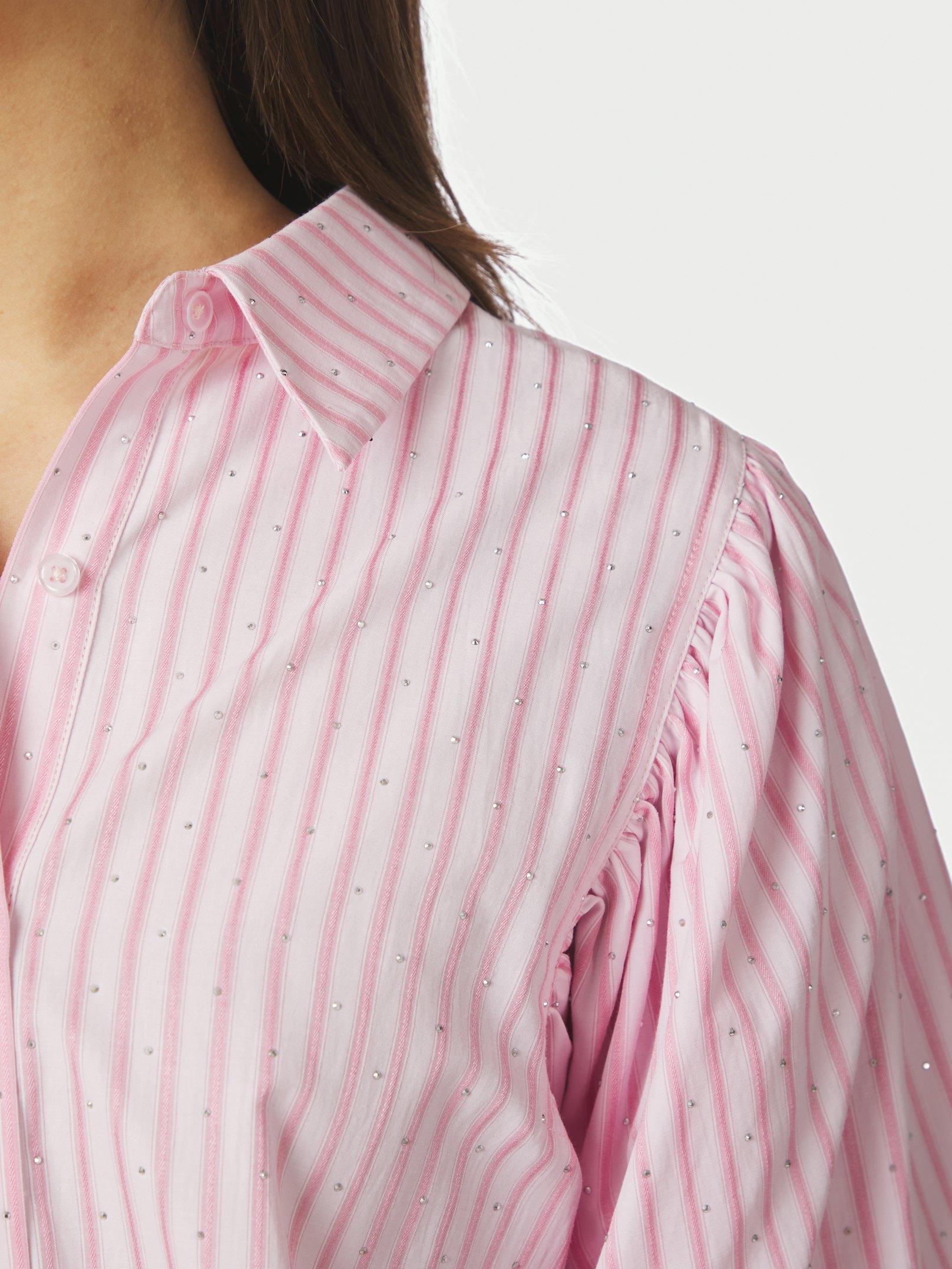 Etta Soft Stripe Stone Shirt Light pink - 6