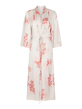 Shane Coral Wrap Dress Coral